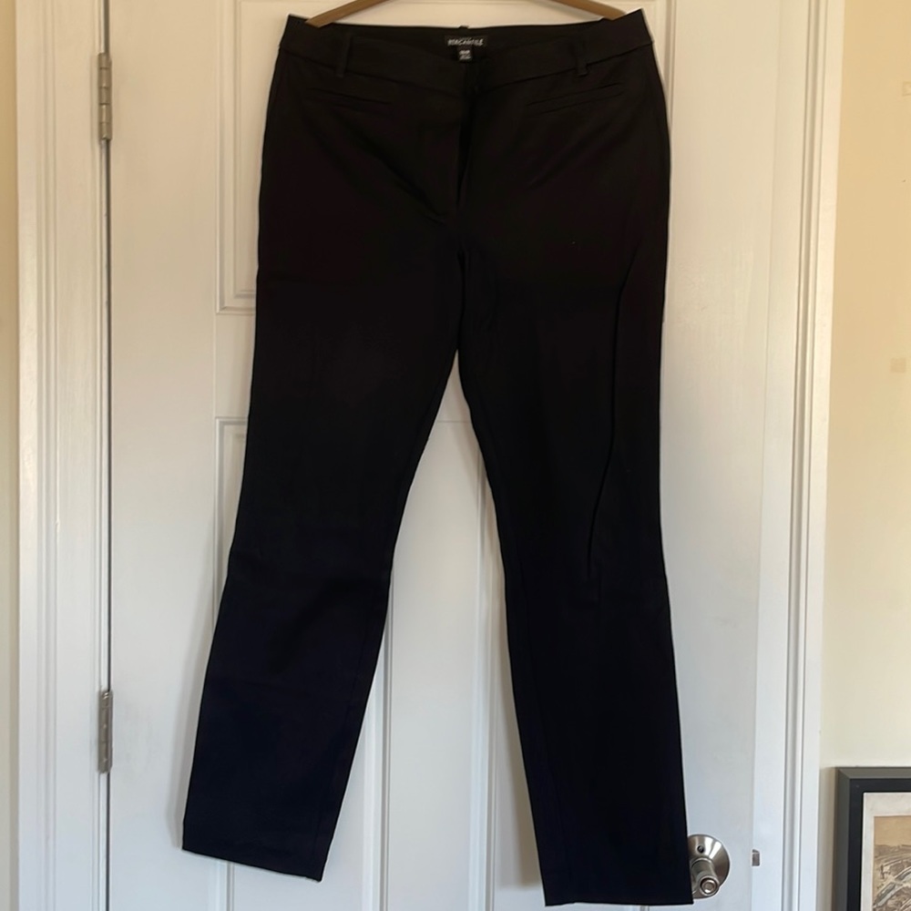 JCrew Mercantile Black Trousers